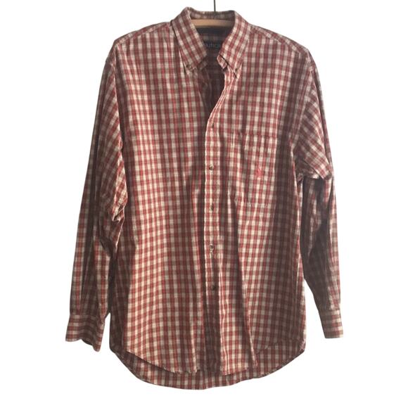 Nautica men’s button down casual shirt size M - Picture 1 of 8